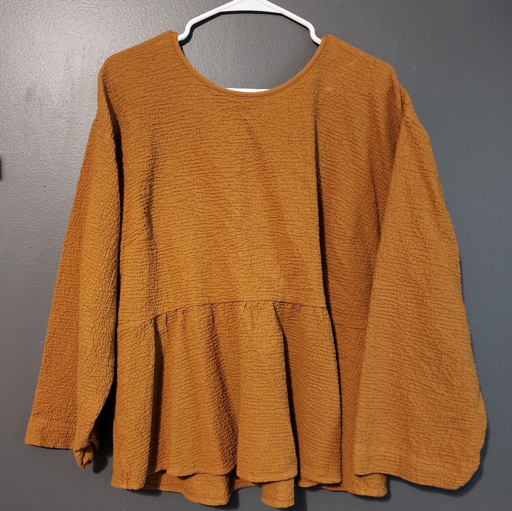 New Madewell shirt with open back